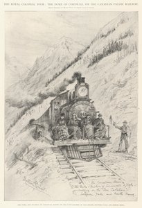 The Royal Colonial Tour, the Duke of Cornwall on the Canadian Pacific Railway by Melton Prior